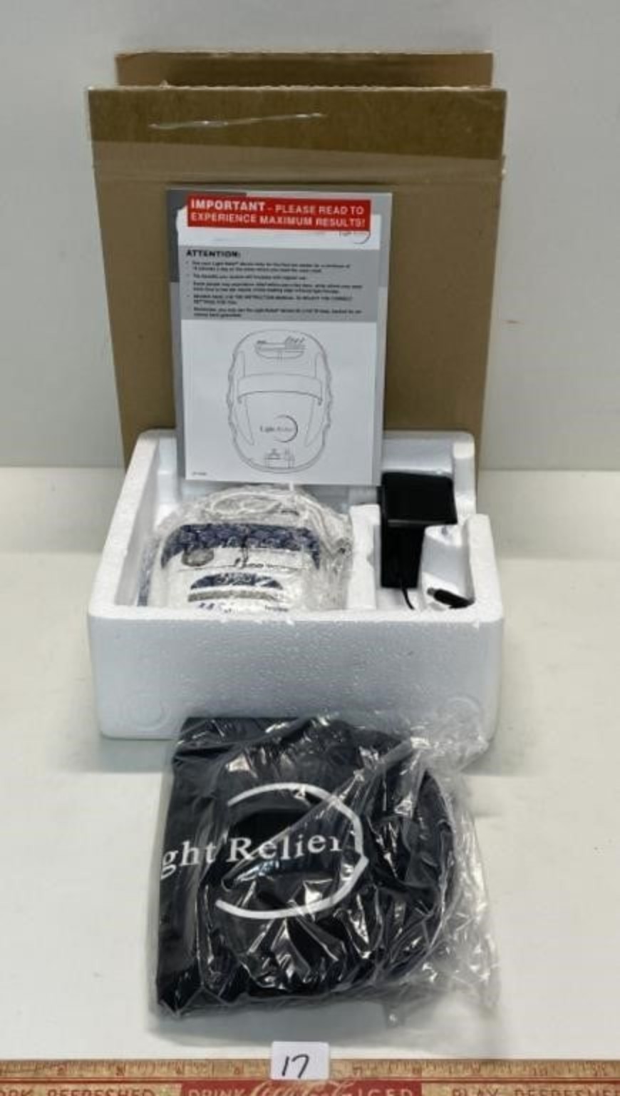Light Relief Therapy Device - Boxed with Accessories